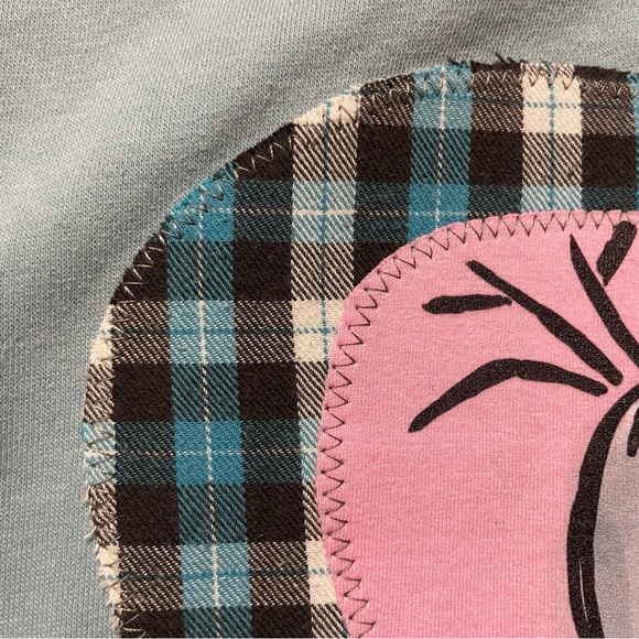 Unique Flannel Sleeve Holiday Sweatshirt I’m trying to keep it together L XL - Picture 6 of 6